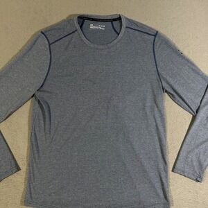 Under Armour‎ Threadborne HeatGear Fitted Long Sleeve Shirt Men's XL Gym Workout